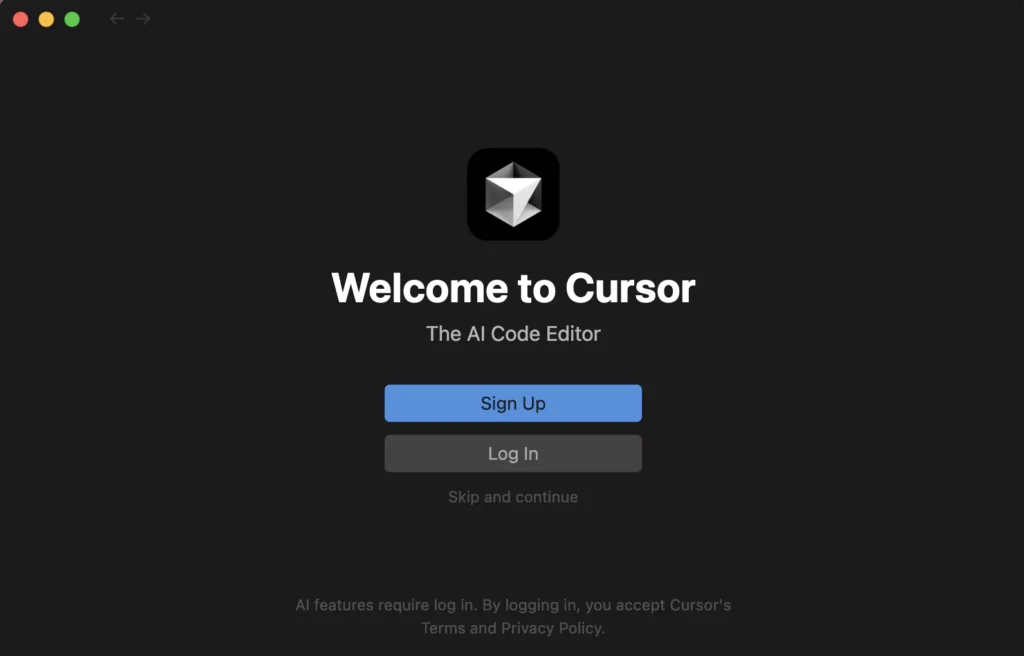 Cursor AI Tutorial welcome