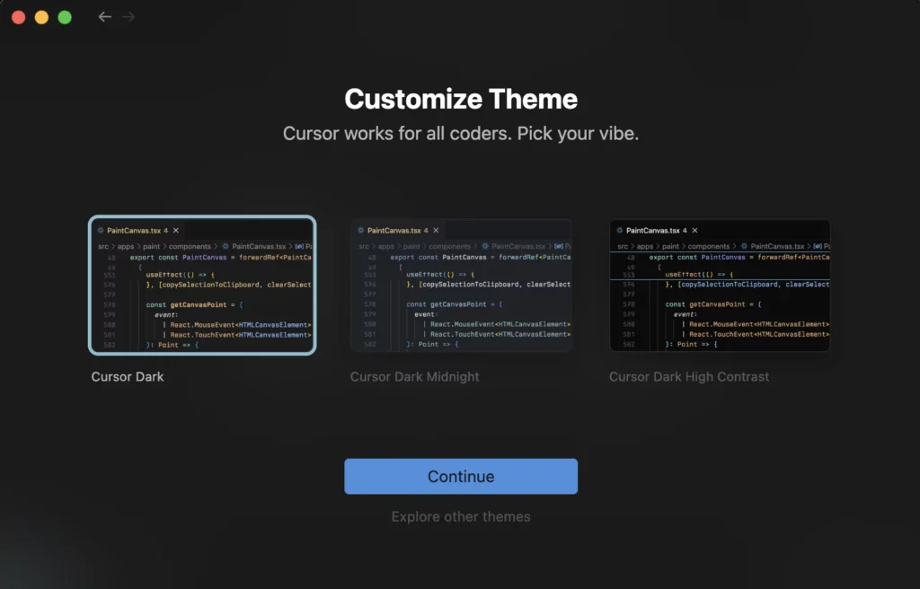 Cursor AI Tutorial customization