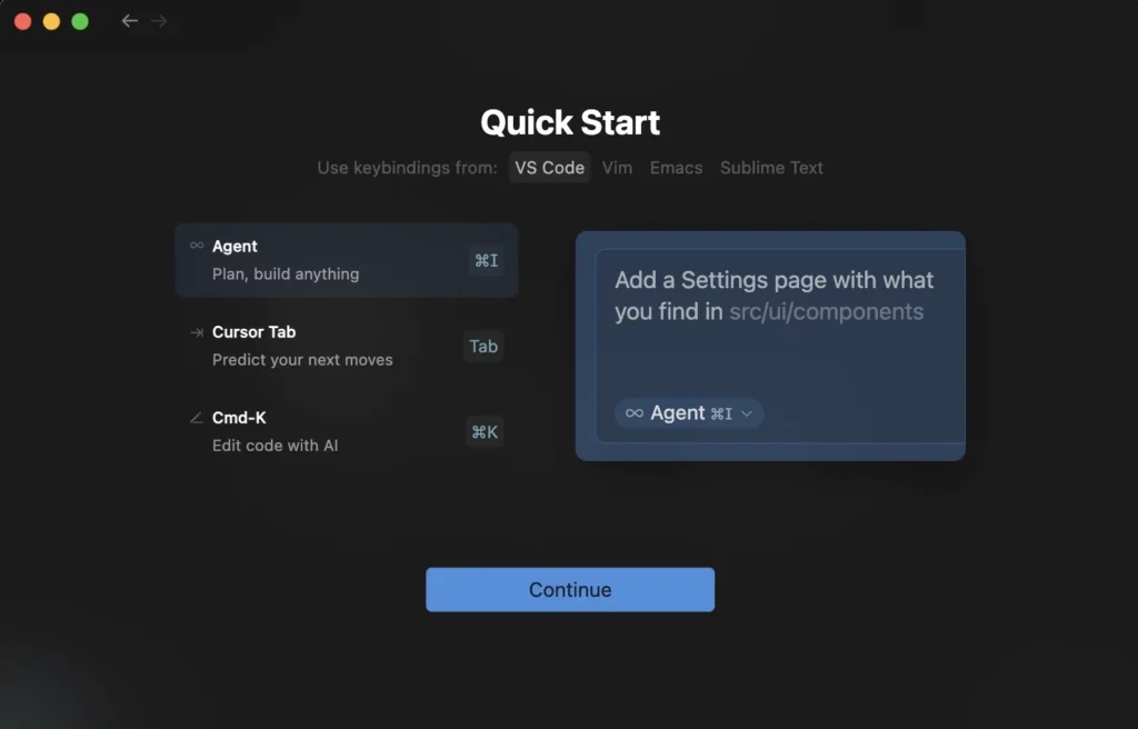 Cursor AI Tutorial quick start