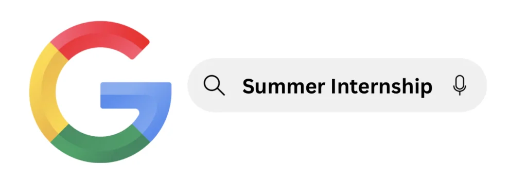 Google summer internship