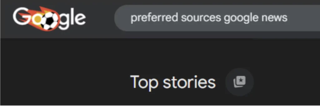 Google Preferred Source