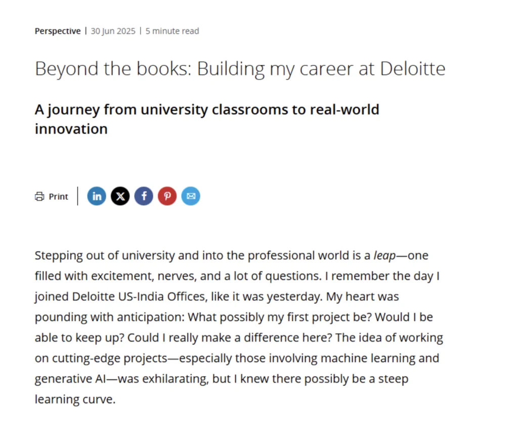 Deloitte technical internship": Case Studies