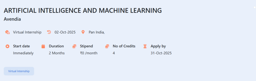 AICTE AI ML Internship