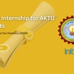 Infosys internship by AKTU