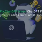 ChatGPT issue