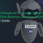 Google AI Pro: Jio Gemini Offer