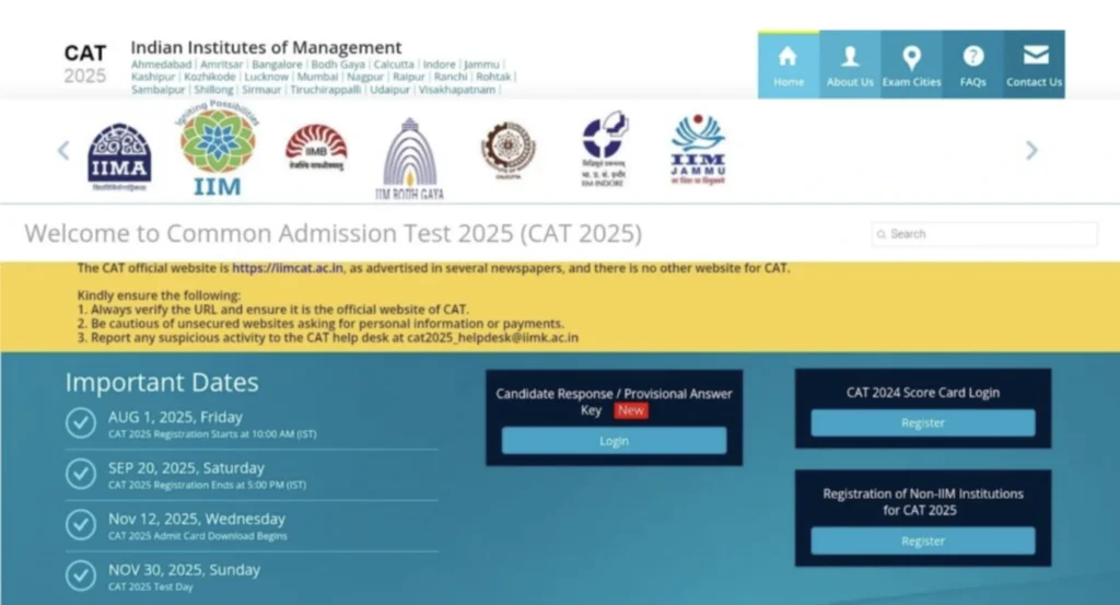 CAT Result 2025: Official Portal