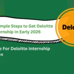 Deloitte Internship Application