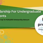 Scholarship for undergraduate students