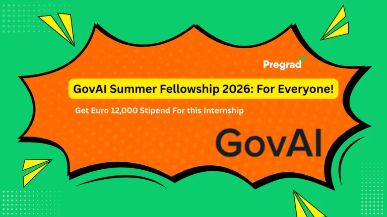 GovAI Summer Fellowship 2026