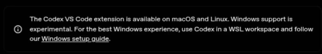 Codex Visual Studio Code