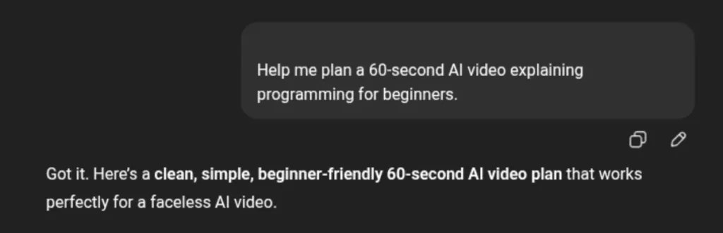 Free AI Video Generator: ChatGPT