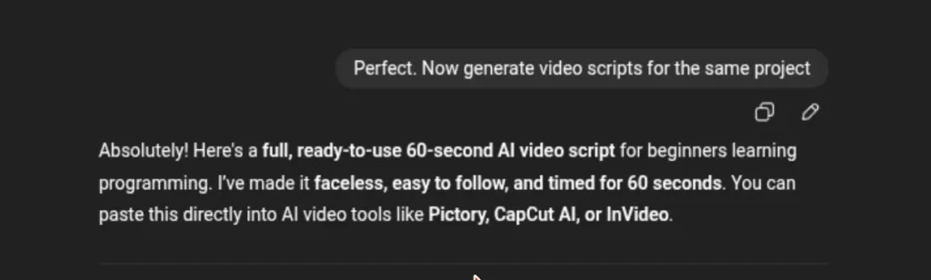 Free AI Video Generator: ChatGPT